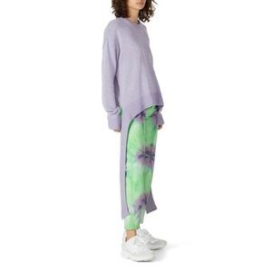 MSGM Rent The Runway Tie Dye‎ Jeans in Lime/Lilac